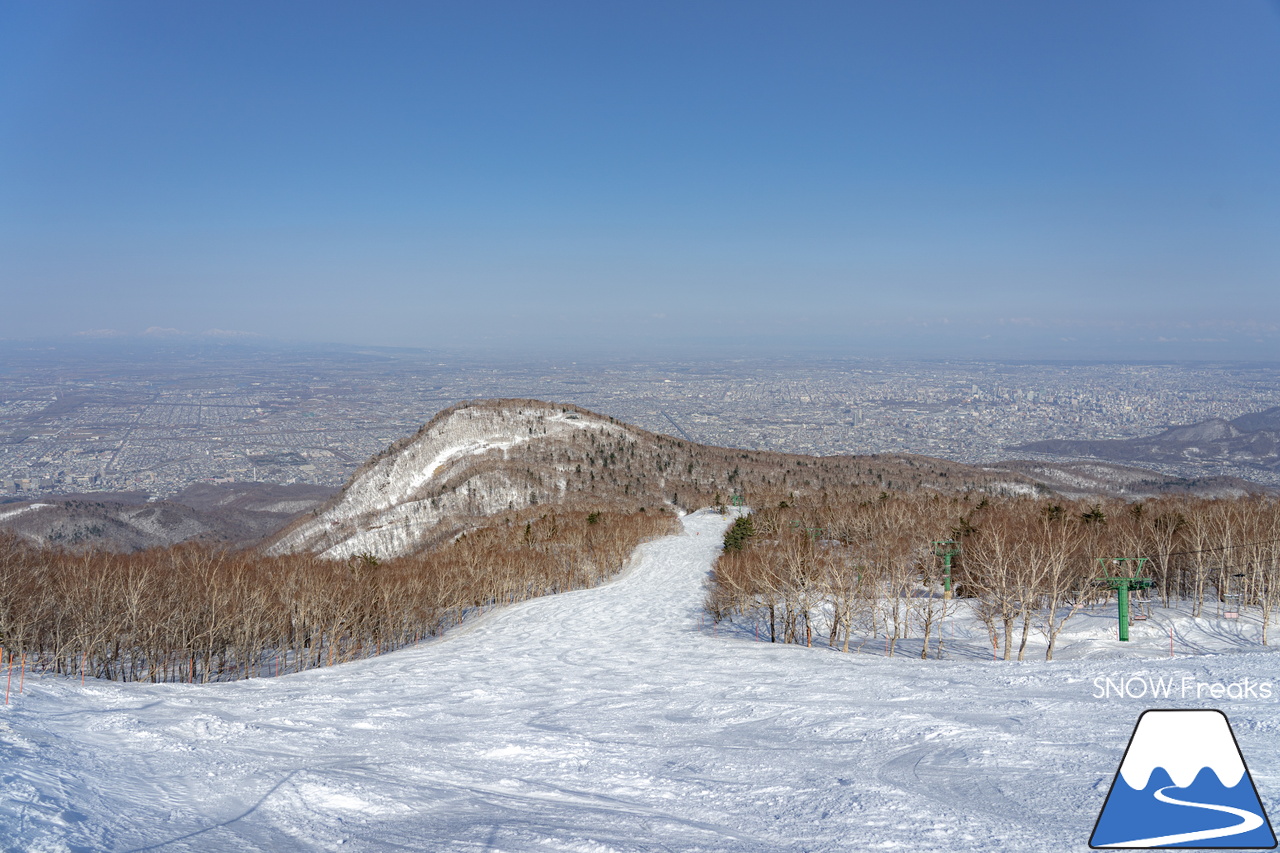 サッポロテイネ｜ついに…本格的な春シーズンが到来！ザクザク雪で凸凹な急斜面が楽しすぎる♪